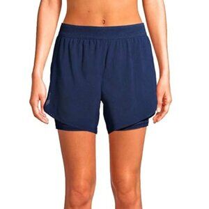 Avia Activewear Women's Short with Pocket Bike Liner Blue Women's M (8-10)